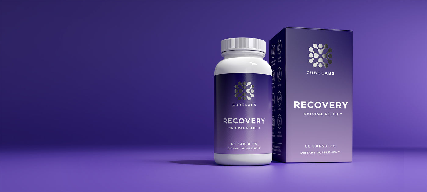Recovery natural relief Helps increase energy Reduces stress